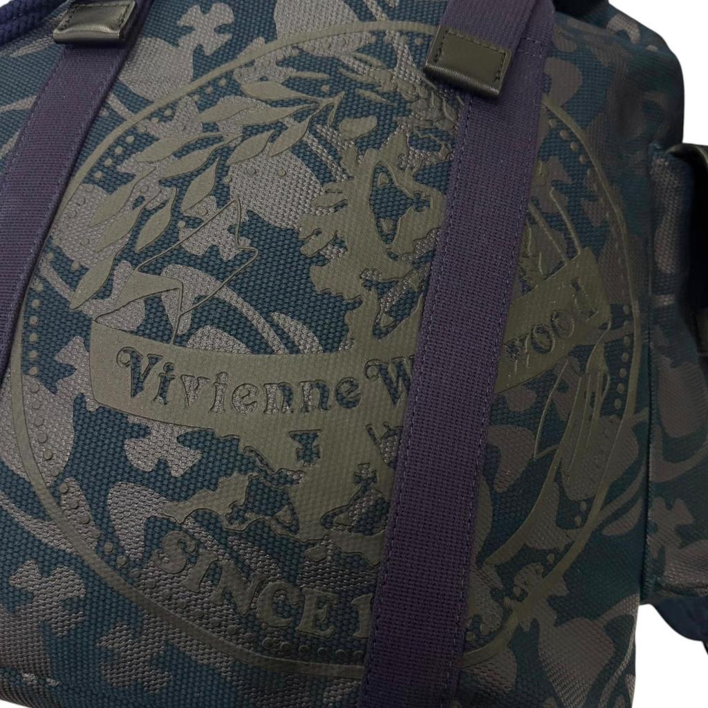 Great Vivienne Westwood Backpack Daypack Orb Camouflage Used