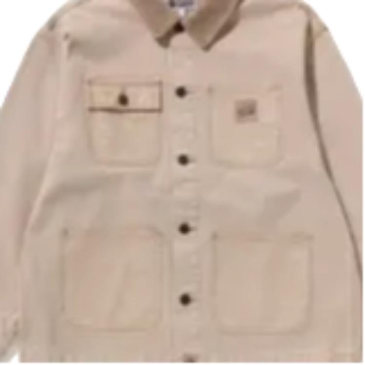 Bape Line Camo Jacquard Patched Pocket Garment Dye Work Jacket 0ZXLJM140308O