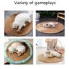 40/50/60cm Cat Scratch Board Pad Round Couch Cat Scratcher Cat Scratch Pad  Four Seasons