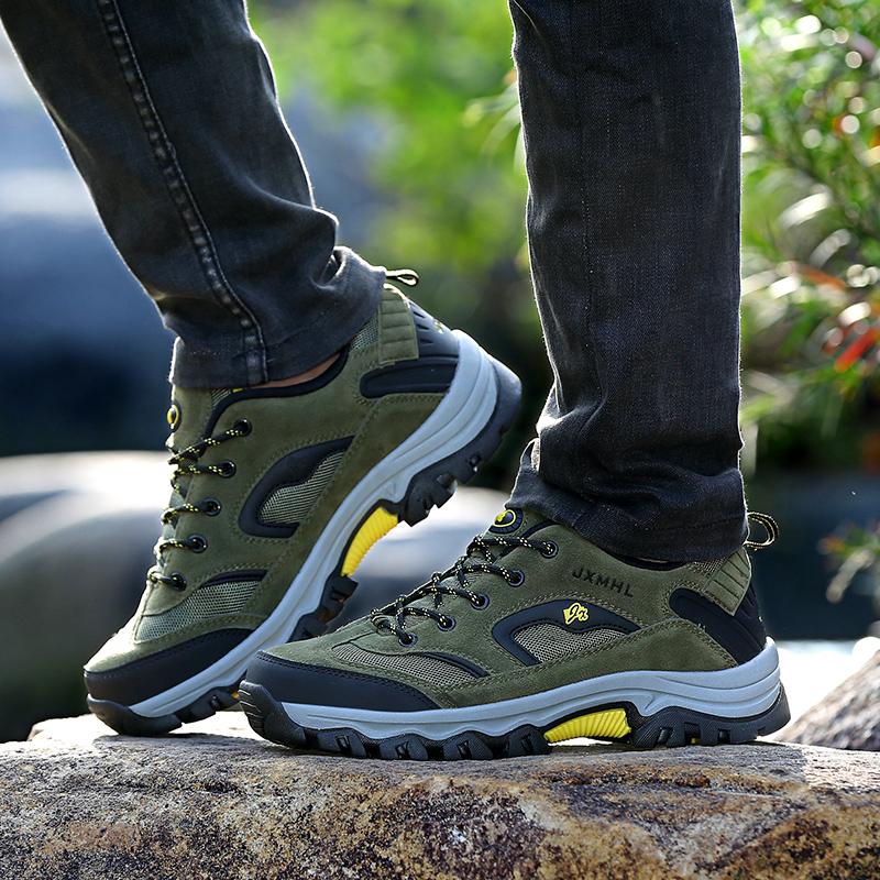 Casual Sneakers Men Low-top Comfortable Breathable Casual Running Shoes Men Thick-soled Anti-slip Air Mesh Outdoor Men Shoes