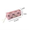 New Korean Bow Makeup Bags Woman Cosmetic Bag Portable Toiletry Bag Student Stationery Bag Pencil Case Makeup Brushes Organizer