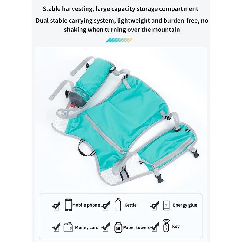 Running Hydrating Vest Backpack Ultralight Hydration Jogging Vest Men Breathable Marathon Bicycle Bag Water Bottle 500ML