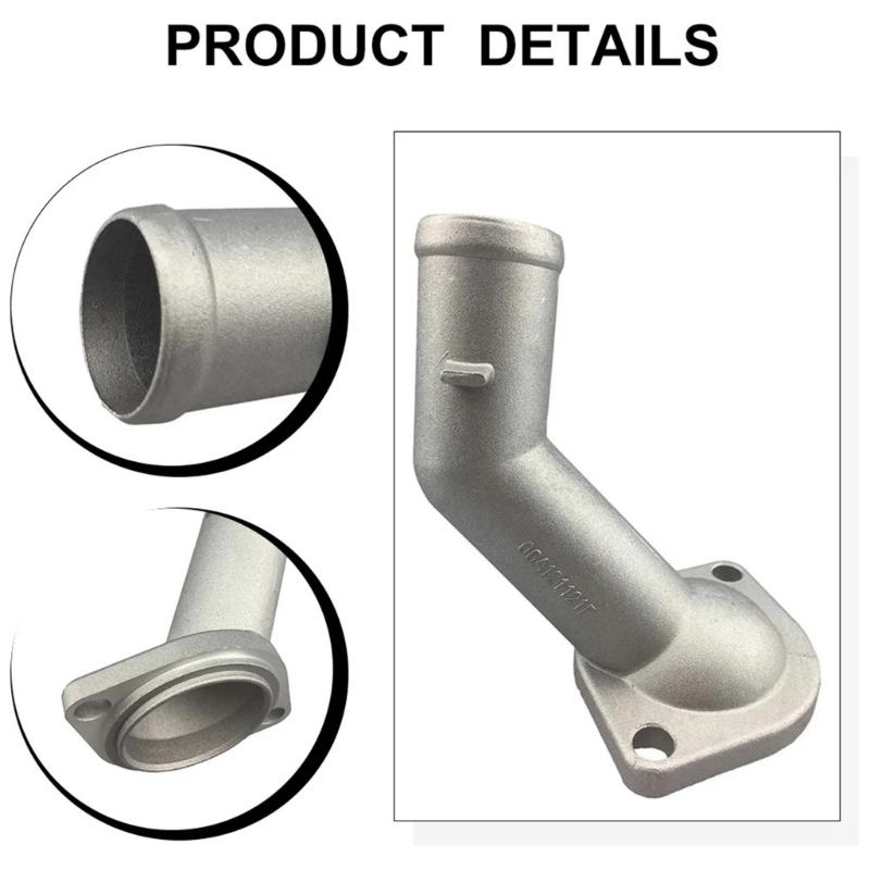 High Performances Aluminum Coolant Hose Fitting Replaces 06A121121F for Golf Efficient Heat Dissipation & Long Lasting