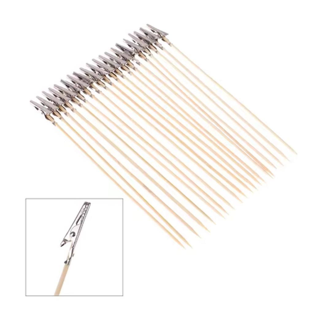 Set di Strumenti per Pittura Modelli 20 Pezzi Pinze a Coccodrillo Metalliche e Base Robusta per Aerografo Modelli Artigianato Pezzi
