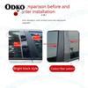 8Pcs Car Window Pillar Posts Door Trim Stickers for Hyundai i35 Elantra Elantra Avante 2011-2016 Glossy Black Decoration Cover