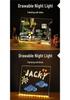 LED Fluorescent Graffiti Sign: Luminous Night Light Display Board for Shops and Stalls