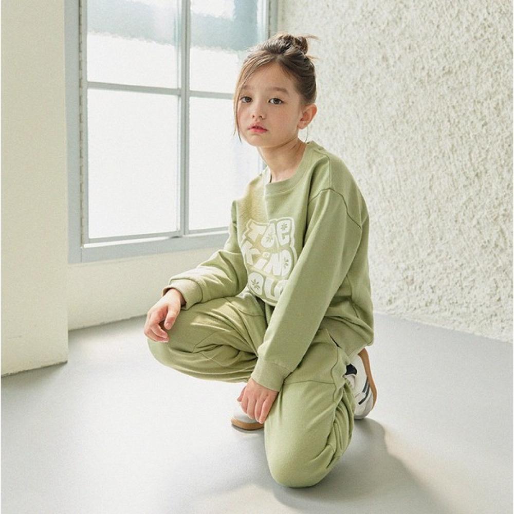 

Оливан Простой Графический Свитшот Топ и Низ Зеленый painted/110