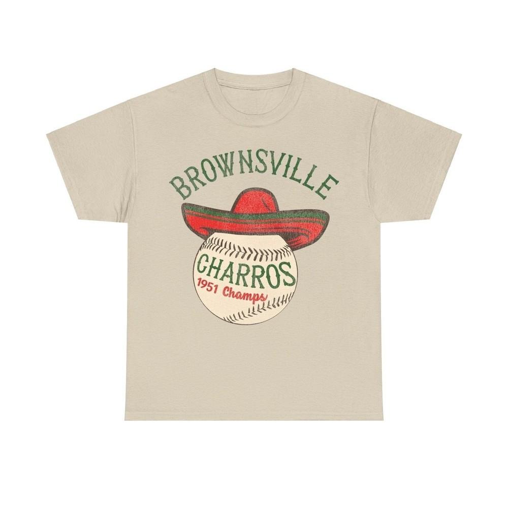 

Brownsville Charros Nostalgic Retro Baseball Team T-shirt 3XL
