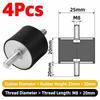 M3 M4 M5 M6 M8 M10 Silentblock Bobbin Mount Male Thread Shock Absorber  for Marine Automotive Use