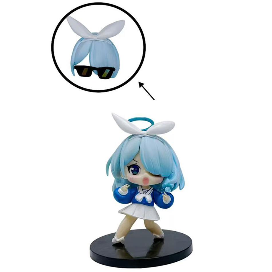 8CM Blue Archive Plana Anime Action Figure Christmas Gift Statue Collectible Model Desktop Car Ornaments Model Doll Gifts