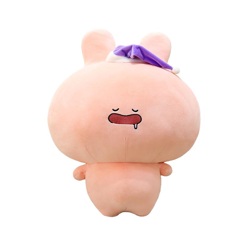 Neue 70cm Kawaii Asamimi Plüschpuppe Niedliche Spielzeuge Cartoon Rosa Hase Weiches Kuschelkissen Heimdekoration Mädchengeburtstagsgeschenk 30cm
