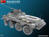 Miniart German Heavy Armored Car Schwerer Ladungstrager 2cm KwK38 Mounted Plastic Model MA35431 1/35 WW.II 8-Wheeled Sd.Kfz.234/3