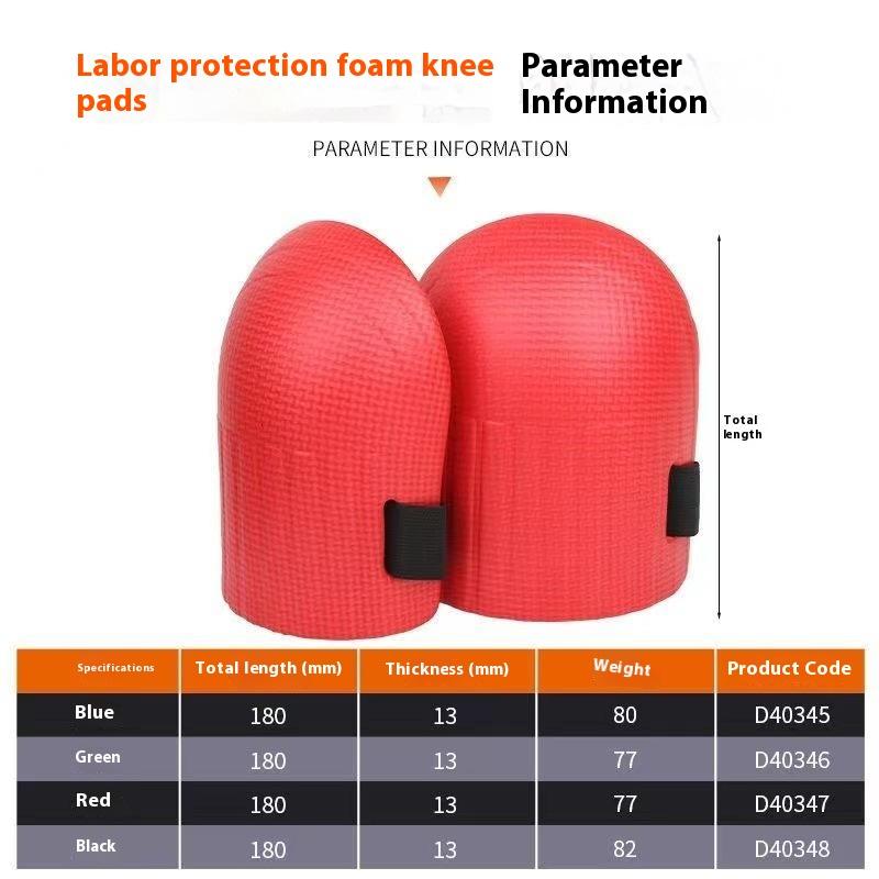 1Pair Built-in Knee Pads For Tile Mud Workers Long Working Floor Brick Knee Protection Pads Artifacts Moisture Thickening
