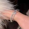 Korean Crown Bracelet: Exquisite Zircon with Designer Shine