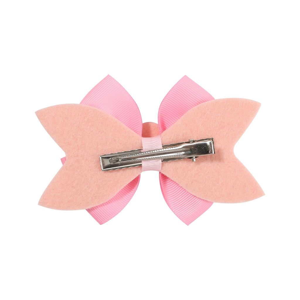 New Girl Headwear Mickey Mouse Hair Accessory Cute Girl Hair Clip Pink Polka Dot Bow Cartoon Hair Clip