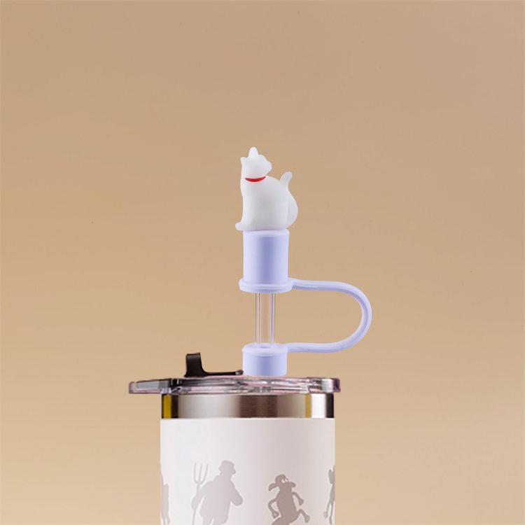 Juego de tapones de silicona antiderrames para vasos Stanley Cup de 1.0, 2.0 y 40/30 oz, accesorios, tapa con pajita, tapón antiderrames y antifugas.