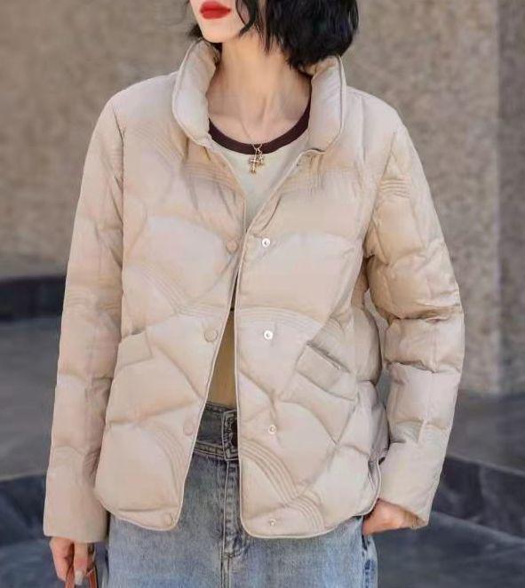 Chice leichte Daunenjacke für Damen - Trendiger Herbst/Winter Stehkragen Bestseller