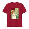 T-shirt Vintage Stile Art Nouveau Florence and the Machine per Donna vintage Lavata moda homme Casual Leggermente Stilosa