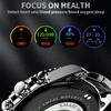 Luxus AW12 Smartwatch Edelstahl Damen Herren Voll-Touch Rundbildschirm Fitness Bluetooth Anruf Smartwatch