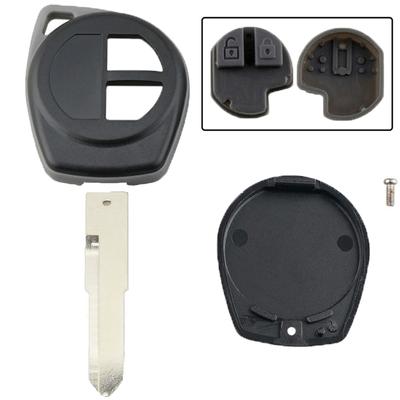 Bilnøgleskal til Suzuki Swift Grand SX4 Liana Splash Vitara Grand Vitara Alto Jimny Nøgle 2 Knapper Fob Etui INGEN Standard HU133R