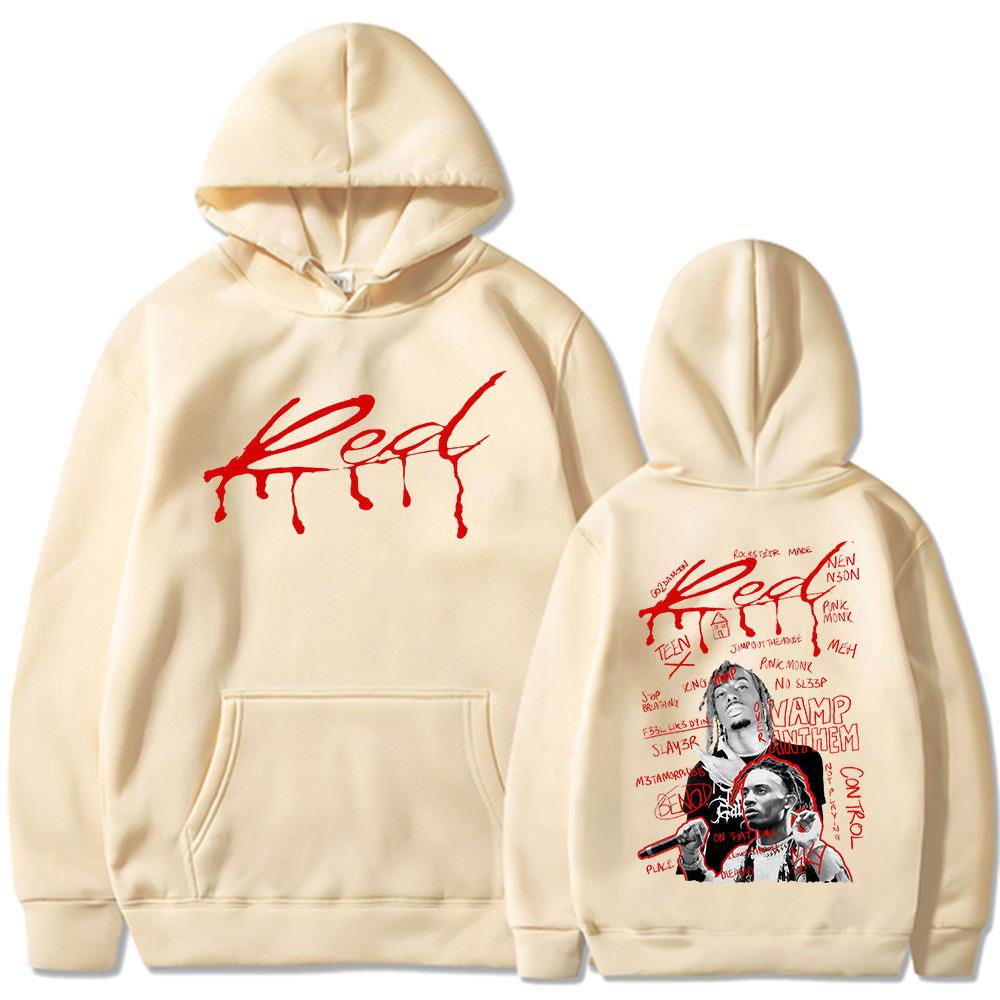 Rapper Playboi Carti Whole Lotta Red Hoodies Opium Ken Carson Narcissist Gothic Hooded Sweatshirt Mens Women Oversized Pullovers