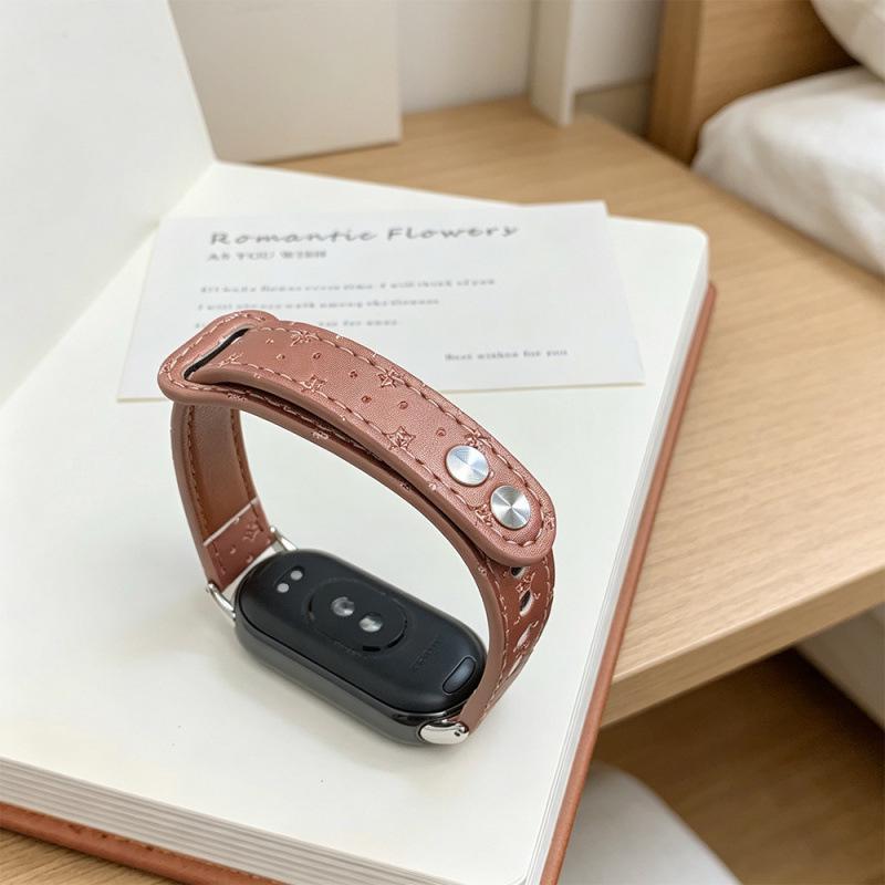 Compatible Leather Strap with Double Pin Buckle for Xiaomi 10/11 and Huawei GT654 Watches - 89PRO Star Design. Xiaomi 8pro/9pro