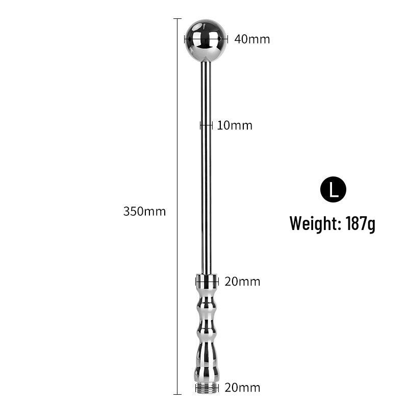 Metal Anal Dilator & Dual-Use Butt Plug for Expansion Training