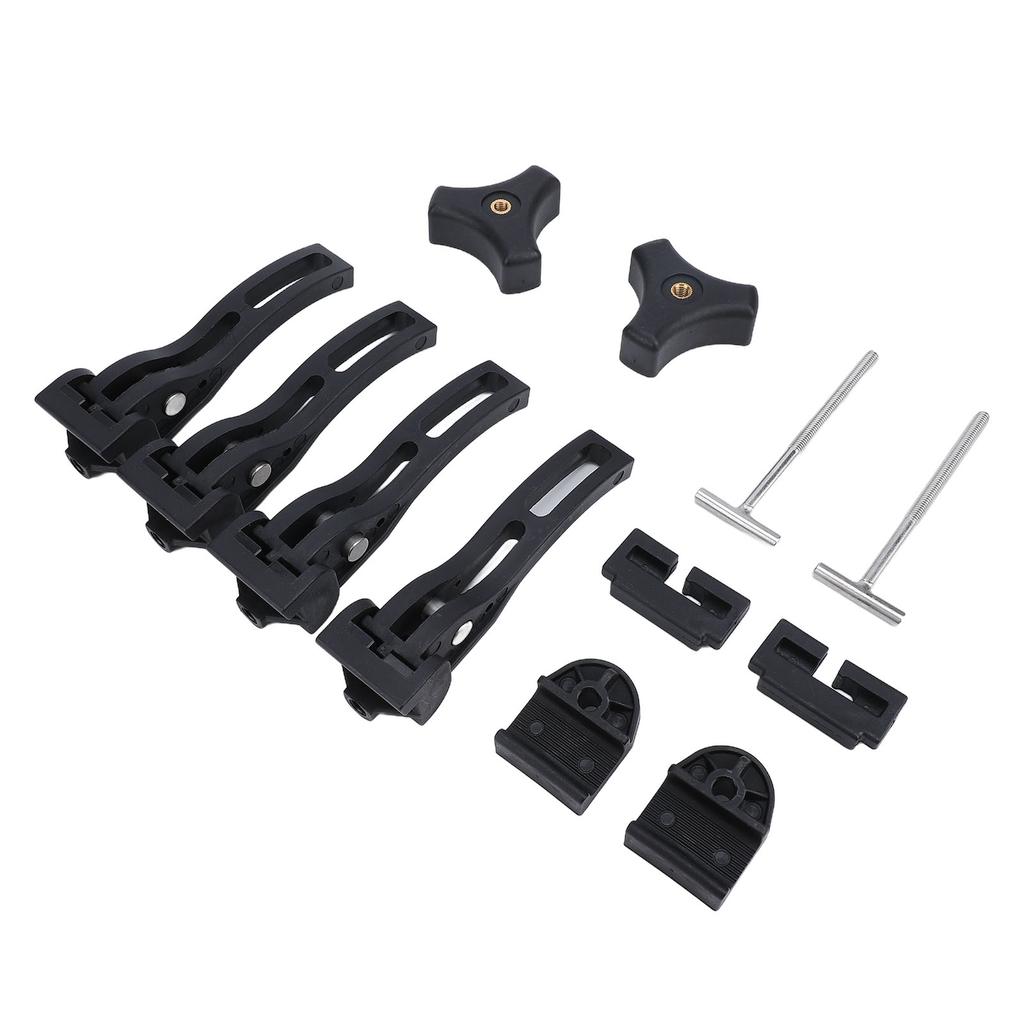 Grampo para Tampa de Caçamba de Caminhão para Tampa de Caçamba de Caminhonete Rígida Tri-Fold ou Quad-Fold Inclui Parafusos em T Grampos Dianteiros Traseiros