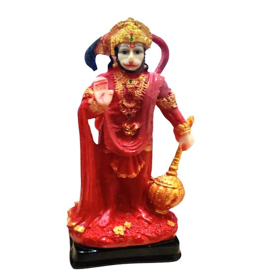@ Indian Traditional Lord Hanuman Murti Marble 375 Gm