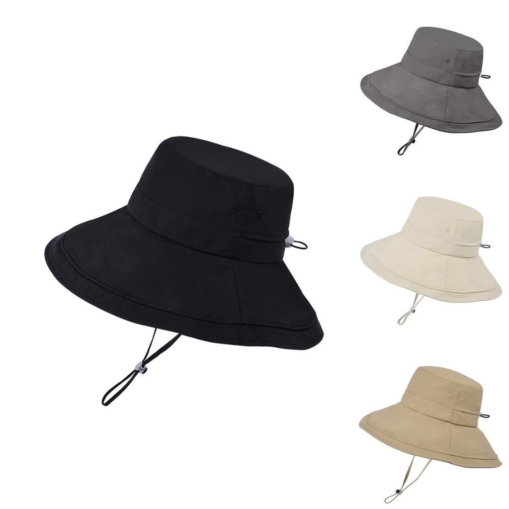 Outdoor Sun Protection Hat For Women Men With Waterproof Quickdry Nylon Wide Brim Summer Fishing Cap