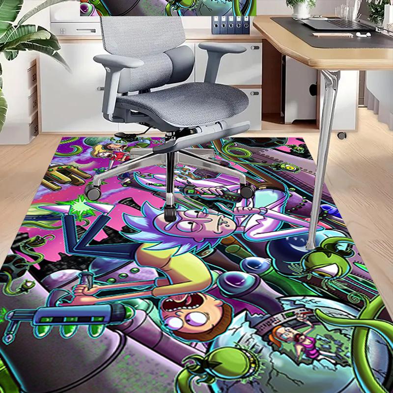 Alien Adventure Space Carpet For Playroom Bedroom Living Room Sofa Home Decorkids Game Area Rug Nonslip Floor Mat