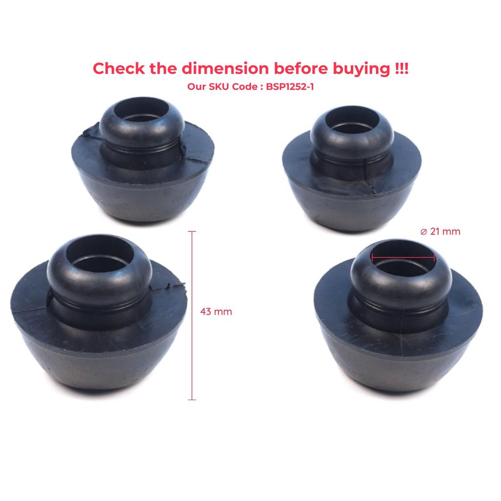 BSP1252-1 4 Pieces Jack Mount Lift Point Support Rubber Plug Pad Cap for Mercedes 190 190E 190D W201 1982-1993