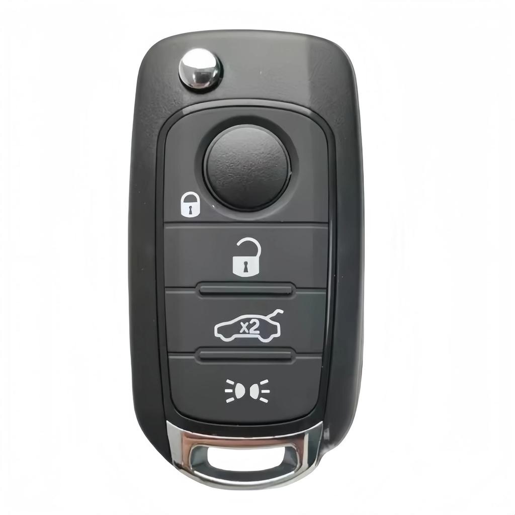 Xjmynb Für Fiat Toro 500X 500 Punto Tipo Egea Für Dodge Neon 3/4 Tasten Ersatz Klappschlüssel Autoschlüssel Schale Gehäuse Fob Gehäuse