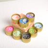 Tin Box Scented Candle Home Decoration Ornaments Crystal Paste Tin Can with Lid Stone Scented Candle