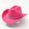 Men and Women Jazz Top Hat Party Festival Stage Performance Simple Top Hat Premium Wool Hat Western Cowboy Hat