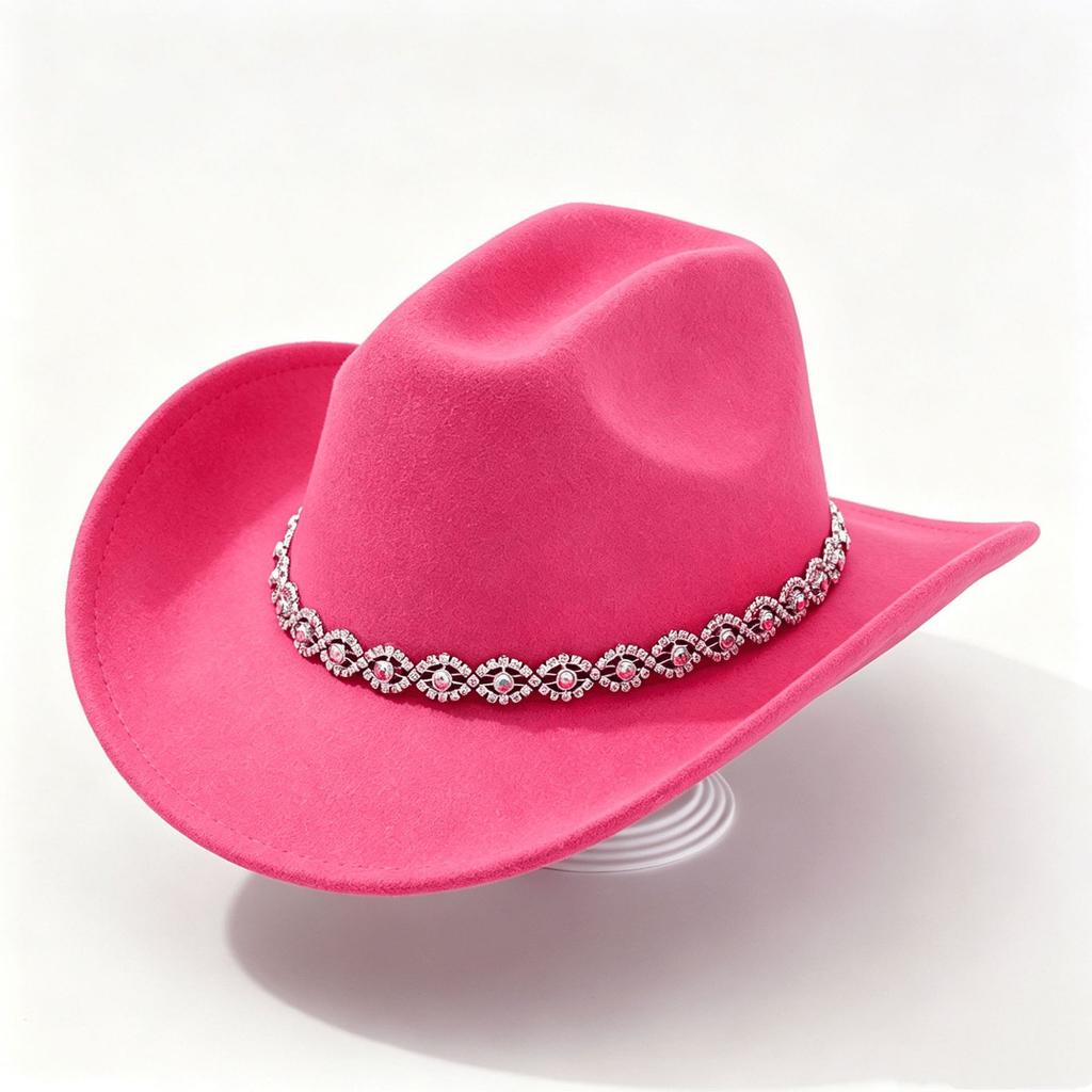 Men and Women Jazz Top Hat Party Festival Stage Performance Simple Top Hat Premium Wool Hat Western Cowboy Hat