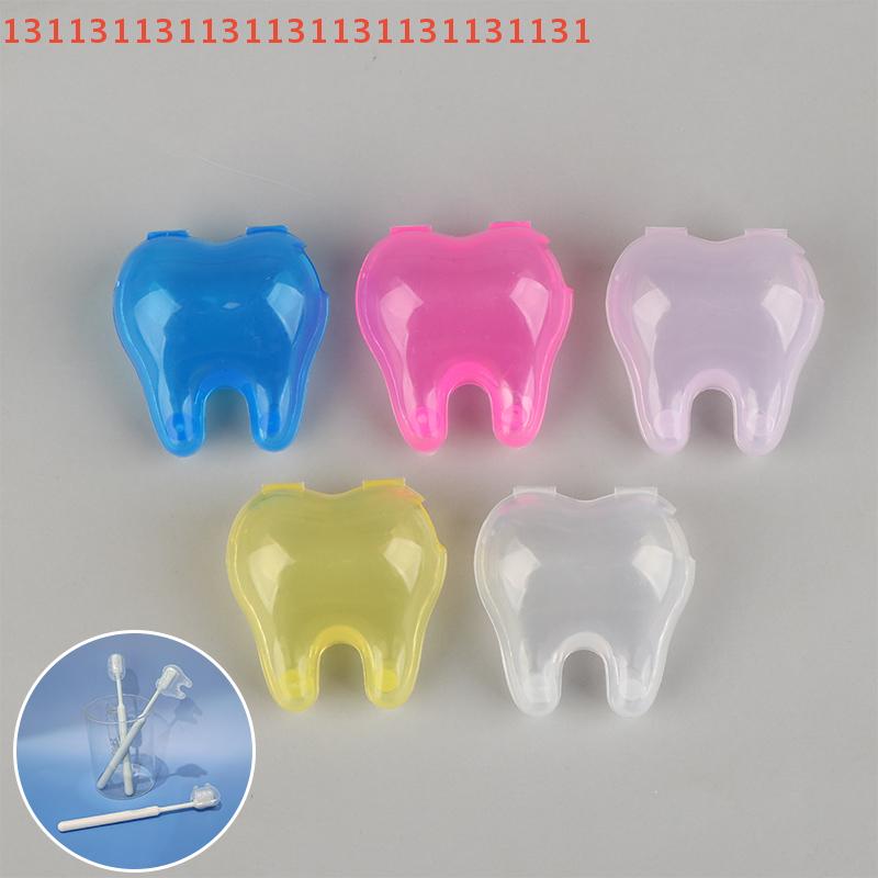 Portable Toothbrush Head Cover Clips Teeth Style Plastic Dustproof Germproof Protector Caps for Travel Camping Bathroom Accessor