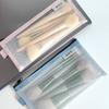 Makeup Pouch Lipstick Makeup Brush Storage Bags Student Transparent Mesh Pencil Case Ins Travel Cosmetic Organizer