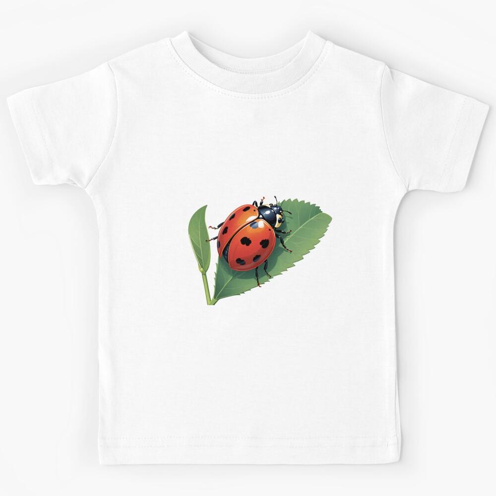 On Leaf Ladybugs Kids T-Shirt 120