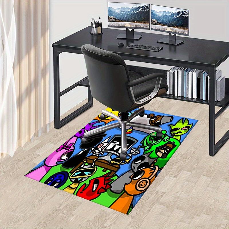 

Office Carpet: Music Rhythm Box Fun Cartoon Character Pattern, Used to Protect Sofas and Chairsc110 60cm by 90cm