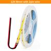 5V USB COB LED Strip 12V 3mm 5mm 8mm Width Flexible LED Tape 320LEDs COB Light with Adhesive High Density Linear Lighting