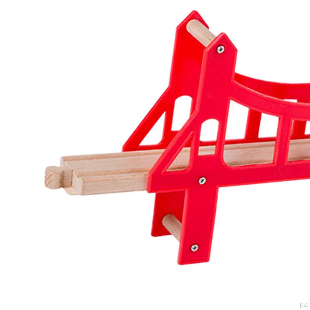 Zestaw torów kolejowych z drewna Premium - idealny do budowania i kreatywności