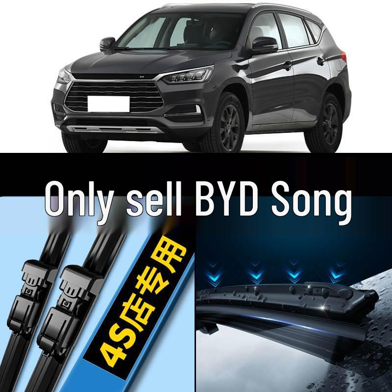 BYD Song Pro Silent Wiper, Original Rubber Strip for Front, Compatible with 19 Models