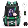 Anime Peripheral Teen Trend Backpack Multifunctional Usb Casual Student School Bag
