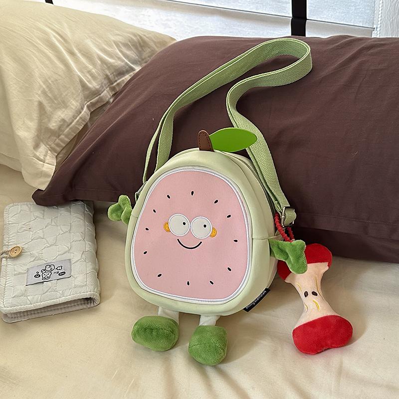 

Милая оригинальная фруктовая наплечная сумка для женщин, модная наплечная сумка в форме арбуза для девочек, мини-сумка кроссбоди для покупок розовый