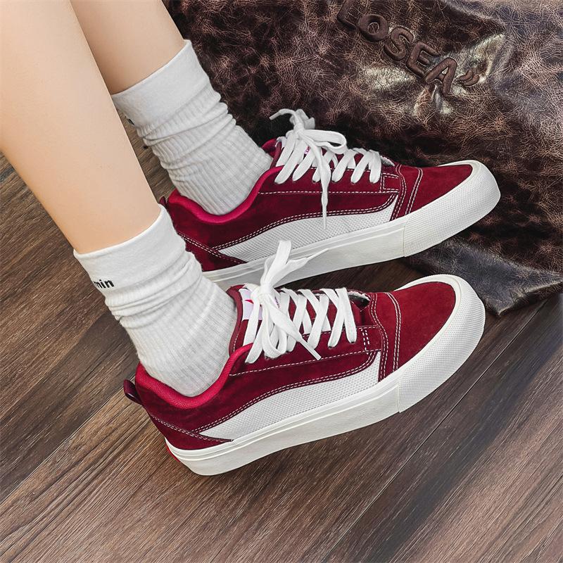 Spring couple design sense low-top espadrilles men's and women's student ins trendy versatile Hong Kong style casual board shoes