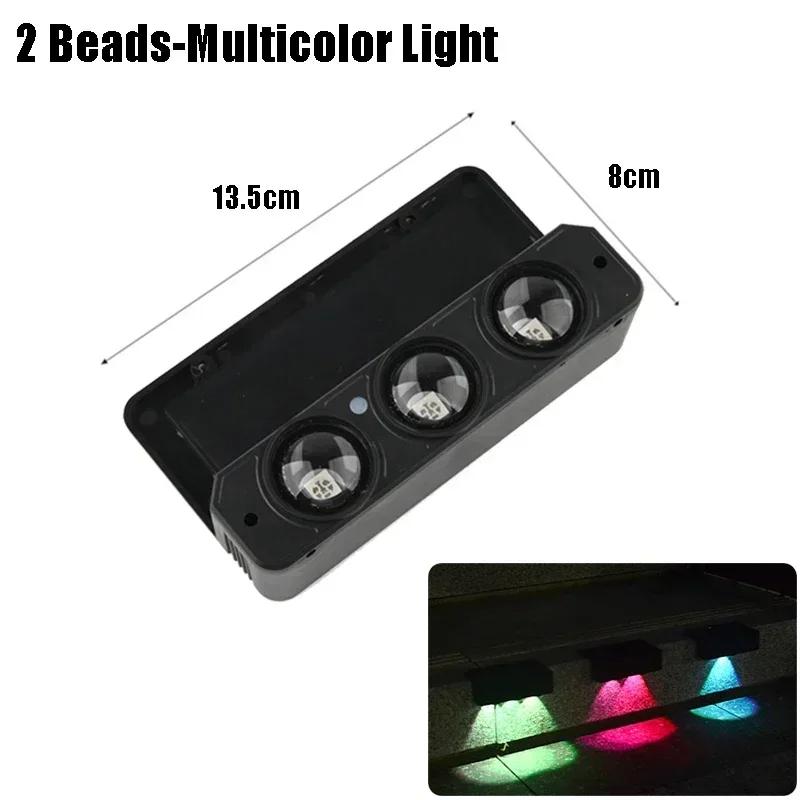 LED Solar Wall Lamp Outdoor Waterproof Solar Powered Light Home Courtyard Fence Railing Garden Yard Decor Outside Lighting