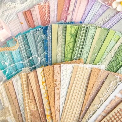 16pcs Vintage Mixed Materials Lace Paper Scrapbook Materials DIY Photo Album Collage Journal Creative Stationery Material Paper