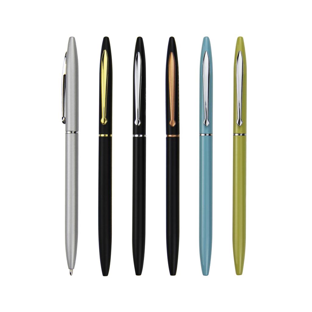 Customizable Metal Ballpoint Pen with Medium-Oil Core for Business and Promotional Gifts