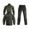 Olive Green Camouflage Training Suit - Durable Outdoor Workwear for Men and Women